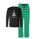 Personalized Christmas Tree Flannel Pajama Set