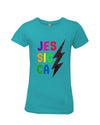 Personalized Glitter Bolt Letters T-Shirt