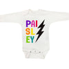Personalized Baby Onesie - Rainbow Bolt