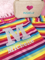 Personalized Rainbow Sherbet Pajamas