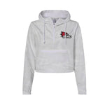 Southeast Missouri State Cropped Windbreaker - Embroidered with SEMO Redhawk