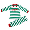 Personalized Striped Christmas Pajamas - Kids and Adult