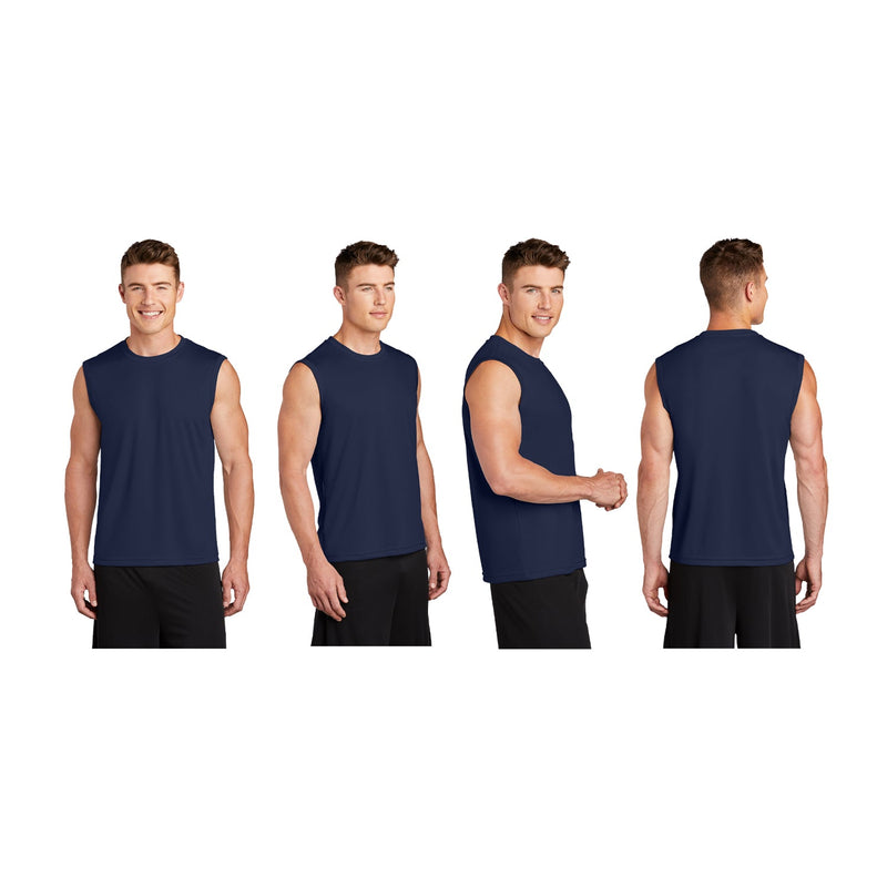 The Citadel Sport Specific Performance Sleeveless Tee - Navy