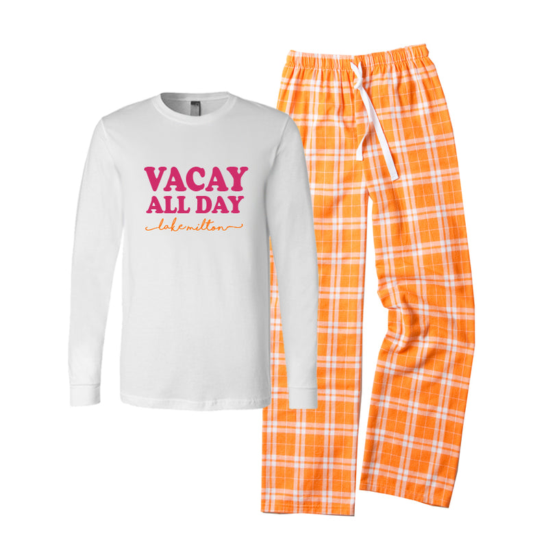 Personalized VACAY ALL DAY Pajama Set