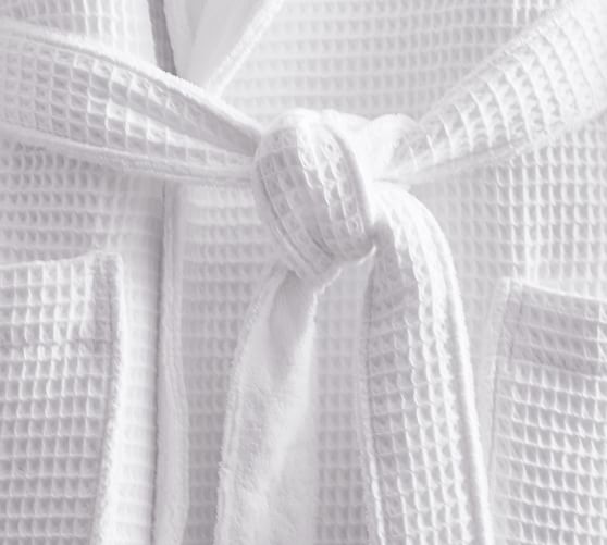 Very Short Waffle Robe Monogrammed Waffle Weave Robe - Short Length – Cotton Sisters